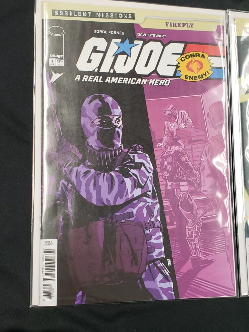 GI Joe SSSilent Missions Firefly #1 Prestige Variant Set A B 1:10 Fornes - Picture 2 of 9